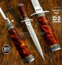Model # 5927 Impact Cutlery Custom Hand Made Stiletto Dagger Knife | D2 Blade
