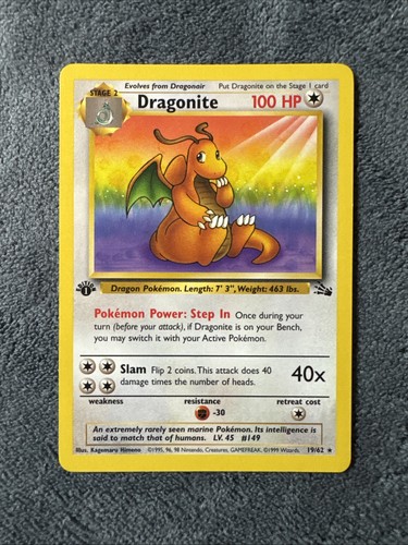 Dragonite 19/62 Fossil Regular