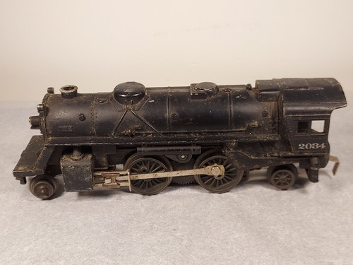 Lionel Postwar 2034 2-4-2 Steam Engine & 1130T Tender w/Boxes Untested - Picture 3 of 20