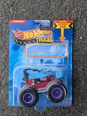 Hot Wheels Monster Trucks Scorpedo WITHOUT Car - New