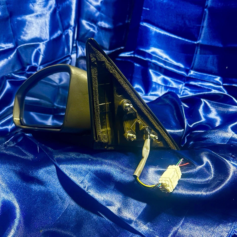 Espejo retrovisor izquierdo Infiniti G35 2003-2006 del lado del conductor OEM negro mate Foto 4 de 4