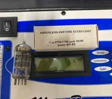 Amperex/Silvertone ECC83/12AX7 tube 60s TV-7 Maxi preamp tested