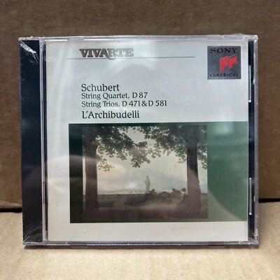 Schubert: String Quartet, D 87; String Trios, D 471 & 581 (CD, Jun-1994) NEW