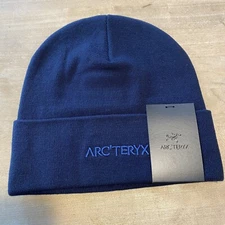 Arcteryx Word Toque - New With Tags - Black Sapphire - 100% Authentic 