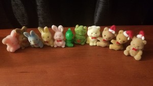 fuzzy animal figurines