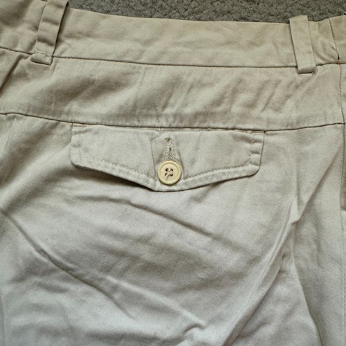 Hannah Jones New York Pants Ivory Women's Size 12 Womens Button Zipper Khakis - Picture 8 of 9