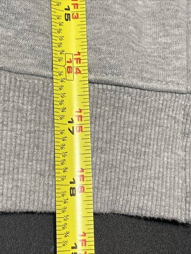 LEVI’S-Sweatshirt Hoodie Jacket Boys Sz 7 Full Zip Gray/Black Side Pockets - Picture 11 of 12
