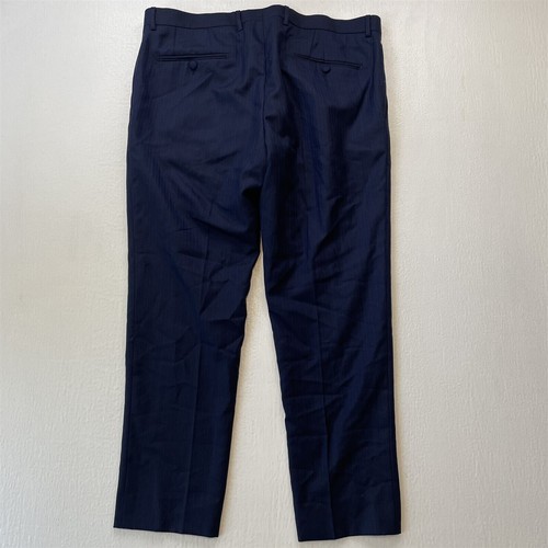 Dolce & Gabana 38x30 Blue Stripe Slim Wool Mens Dress Pants - Picture 9 of 9