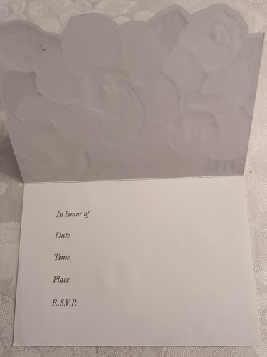 Invitation Cards Pack Of 8 W/ Envelopes. - Picture 2 of 2
