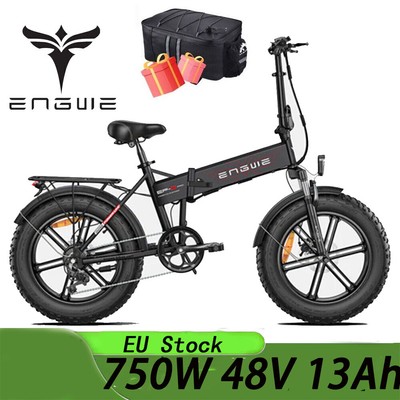ENGWE EP-2 PRO 750W Folding Electric Bicycle 7-Speed All Terrain Ebike 30mph NEU