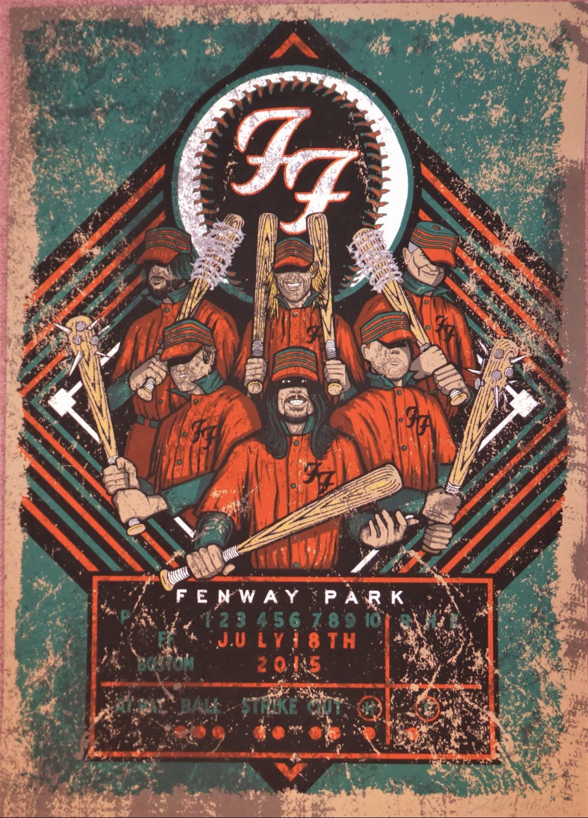 Foo Fighters Tour Poster eBay