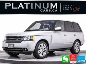2012 Land Rover Range Rover HSE LUX, V8, NAV, 360 CAM, SUNROOF, HEATED, VENTED