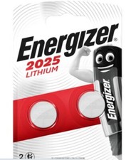 Energizer CR2025 Lithium Coin Cell Battery - 1 Pack of 2