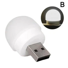 Mini LED Night Light Power Bank Charging Book Lights Plug Lamps 2024 Best R6B9