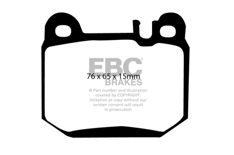 EBC for 04-07 Maserati Quattroporte 4.2 Redstuff Rear Brake Pads - ebcDP31395C