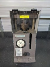 Carver 4350 Manual Pellet Press / 4" Round Platen / 12 Ton 3912 Lab Press TESTED