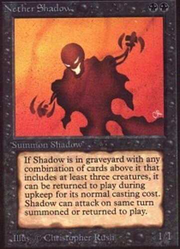 Nether Shadow PL/MP, English MTG Unlimited