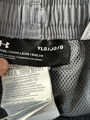 Under Armour Youth Gray Blue Sweat Track Pants Size Youth Large - Picture 5 of 6