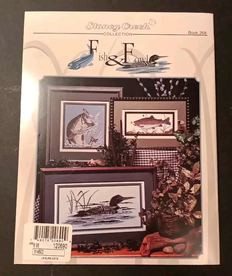 Stoney Creek Collection FISH & FOWL Counted Cross Stitch Patterns Book 268 - Image 2 of 2