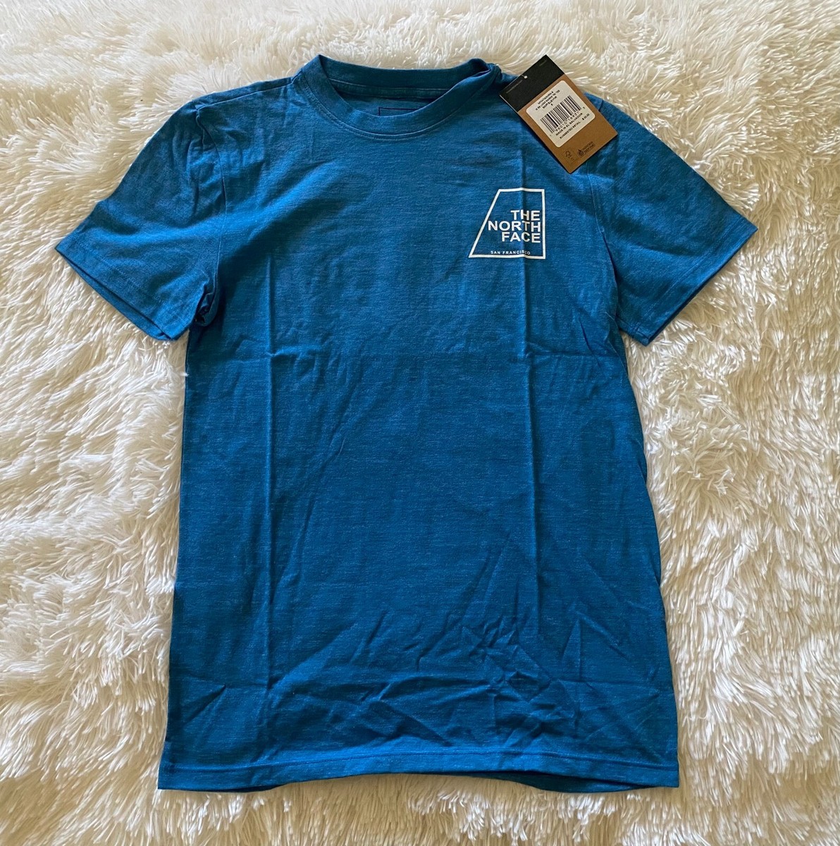 THE NORTH FACE Men's Tri Blend Short Sleeve Logo Marks Size