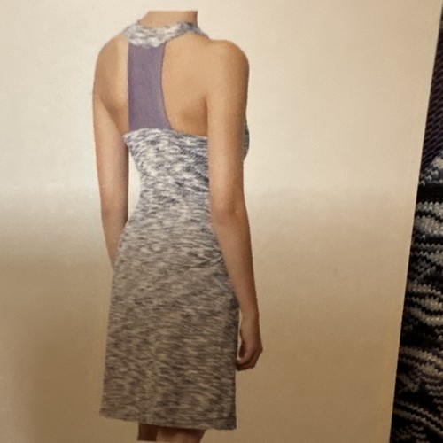 MPG Women's Size Small Athletic Dress Purple Geometric Bra Shelf NWT