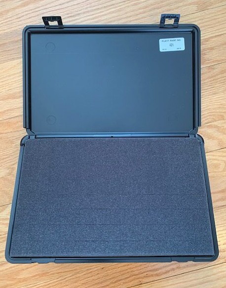 Platt 401 Blow Mold Case with foam-New- ID 13.25 x 8 x 1.25, $18.00 Ea. Boxed