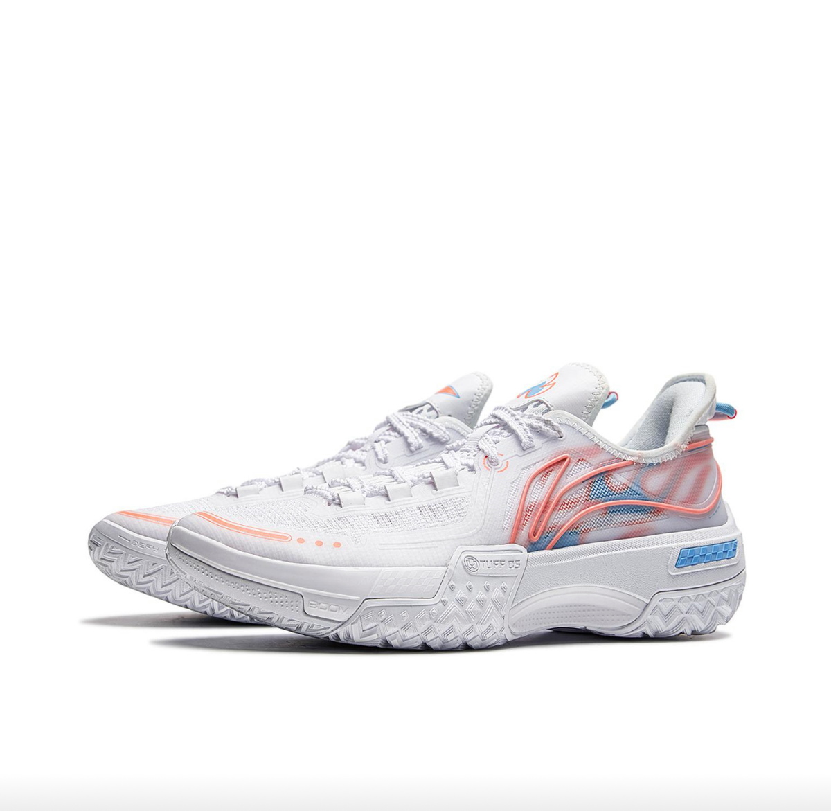 Li-Ning Jie Ao Low White Fire ABFU019-8 | eBay