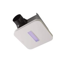 Broan NuTone 110 CFM Bathroom Exhaust Fan with LED Light and SurfaceShield Te...