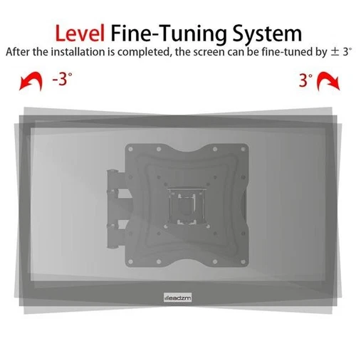 TMX400A 26-55"Adjustable Wall Mount Bracket Rotatable with Spirit Level Standard - Picture 6 of 11