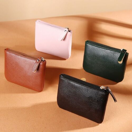 Business PU Leather Purse Pouch ID Card Case Women Men Wallet Money Clutch - Picture 1 of 18