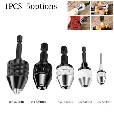 Hex Shank Keyless Drill Bit Adapter Converter Perfect for Industrial Use
