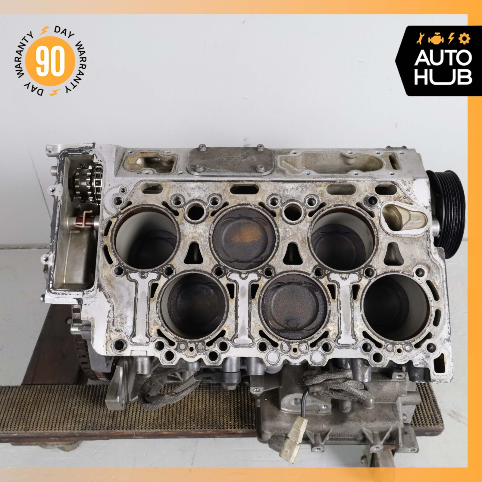 03-13 Bentley Continental GT GTC Flying Spur 6.0L Engine Motor Block OEM 96k