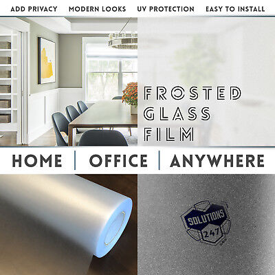 Frosted Glass Window PVC Static Film for Office Bathroom Privacy Window Tint 