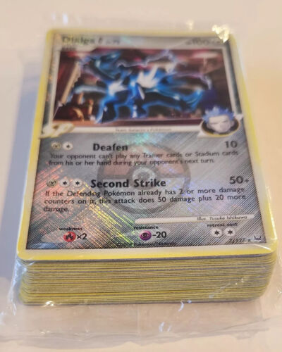 40x SEALED Dialga G 7/127 League Promo 2009 Platinum Crosshatch Pokemon Cards - Picture 2 of 4
