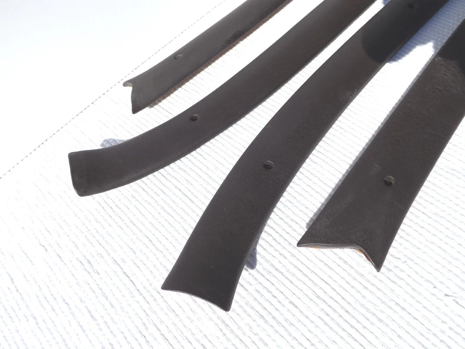 Mercedes-Benz 280 SE W108 1969 pilar A delantero y pastillas B juego de molduras originales OEM Foto 4 de 4