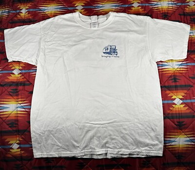 Vintage Gildan Hp Invent  Bring It Home  Truck Shirt Size XL White Computer Tech