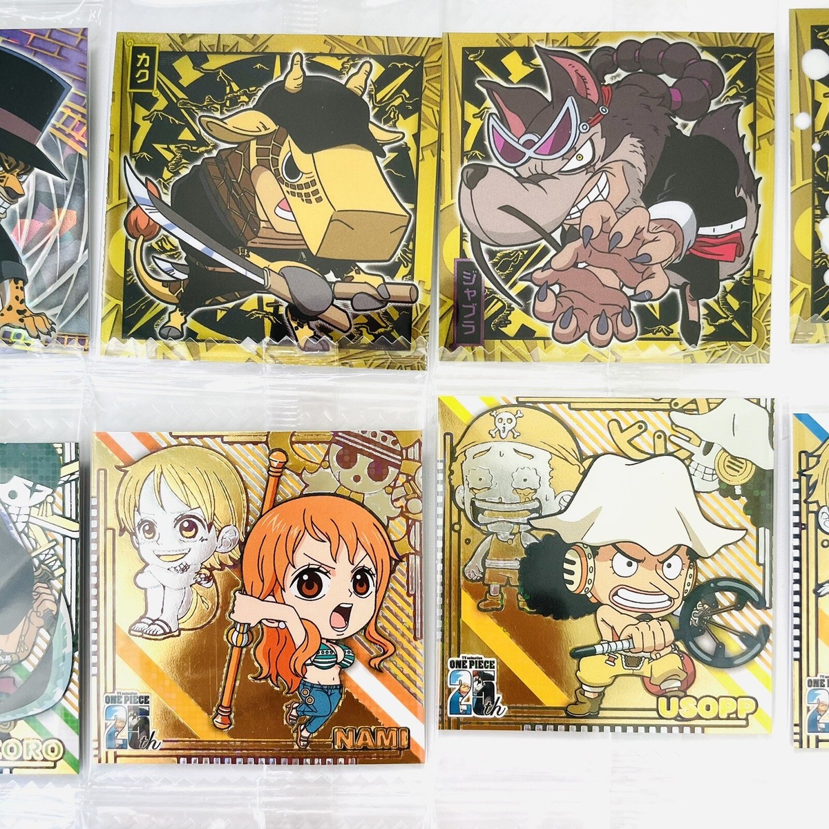 One Piece Great Pirate Seal Wafer LOG.9 Complete All 40 One Piece Great Pirate Seal Wafer LOG.9 Complete All 40