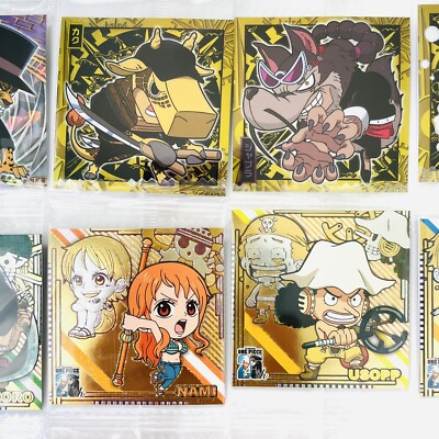 One Piece Great Pirate Seal Wafer LOG.9 Complete All 40