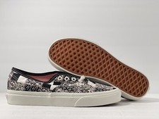 Vans Authentic Floral Patchwork Women's Black Pink Retro Low Top Sneakers
