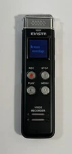 Evista L157 Digital Voice Recorder Black 16GB Voice Activated New Without Box