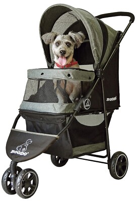 ROODO Dog Stroller Pet Stroller Lightweight Multifunctional Foldable  Portable | eBay