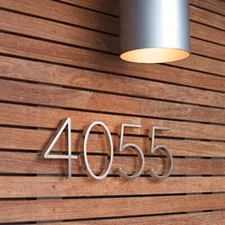 5 Inch Numbers & Letters for House Address Door Numbers Indoor Outdoor Plaques