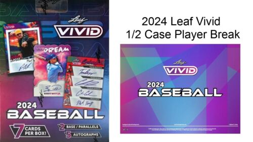 Craig Biggio – Houston Astros 2024 Leaf Vivid 1/2 Case Player Break
