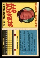 1971 Topps Scratch-Offs Baseball #22 Mel Stottlemrye VG