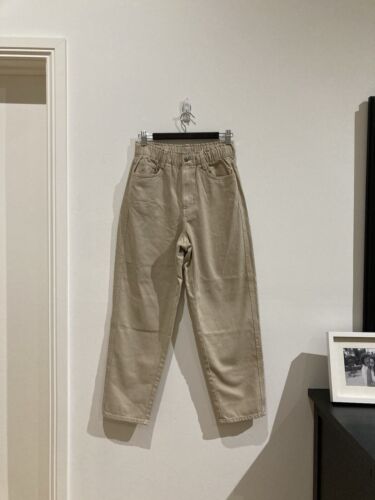 H & M Beige Jeans Size 36-Aus 8 BNWT