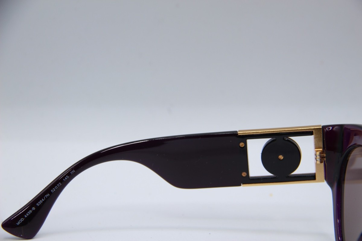 NEW VERSACE MOD 4438-B 5384/7N PURPLE BLACK GOLD AUTHENTIC  display picture 2