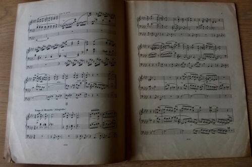 CHARLES STANFORD ORGAN SONATA NO. 1 IN F SHEET MUSIC BOOK (1917) ENGLAND - Picture 4 of 5