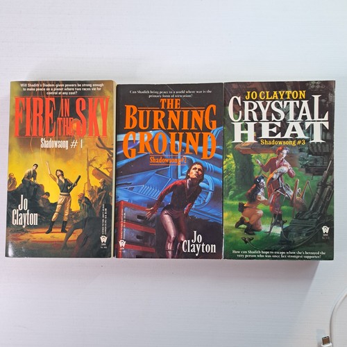Fire In The Sky Jo Clayton Vintage P/B 1st Daw Numbered Trilogy Sci-Fi Fantasy - Picture 2 of 23