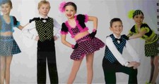 Dance Costume Jazz Tap two piece dots galore