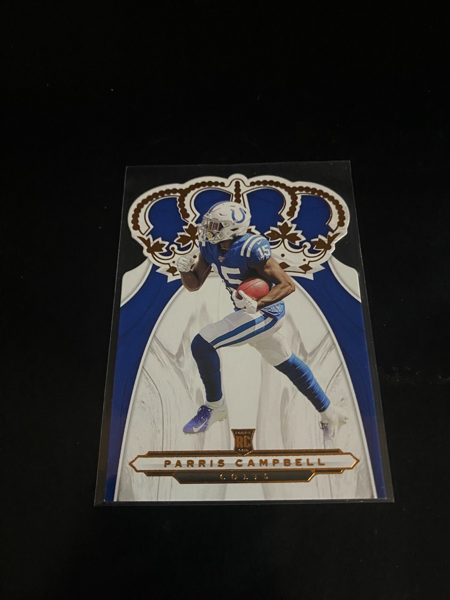 Parris Campbell 2019 Panini Chronicles Crown Royale RC Colts CR-17